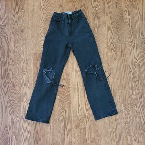 Hollister Curvy Ultra High-Rise Dad Jeans -- 00S